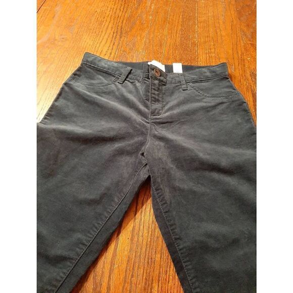 New Girls Size 12 Children's Place Blue Soft Velour Feel Pants Adjustable Waist - Picture 2 of 5